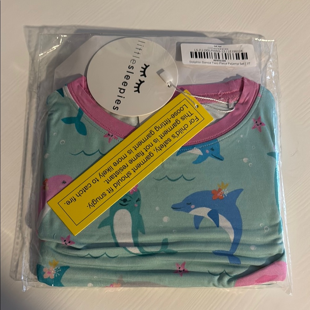 Little Sleepies Dolphin Dance Pajama Set